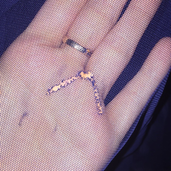 Midnight Blue Prom Dress - Picture 5 of 5